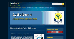 Desktop Screenshot of lyttelton4.co.za